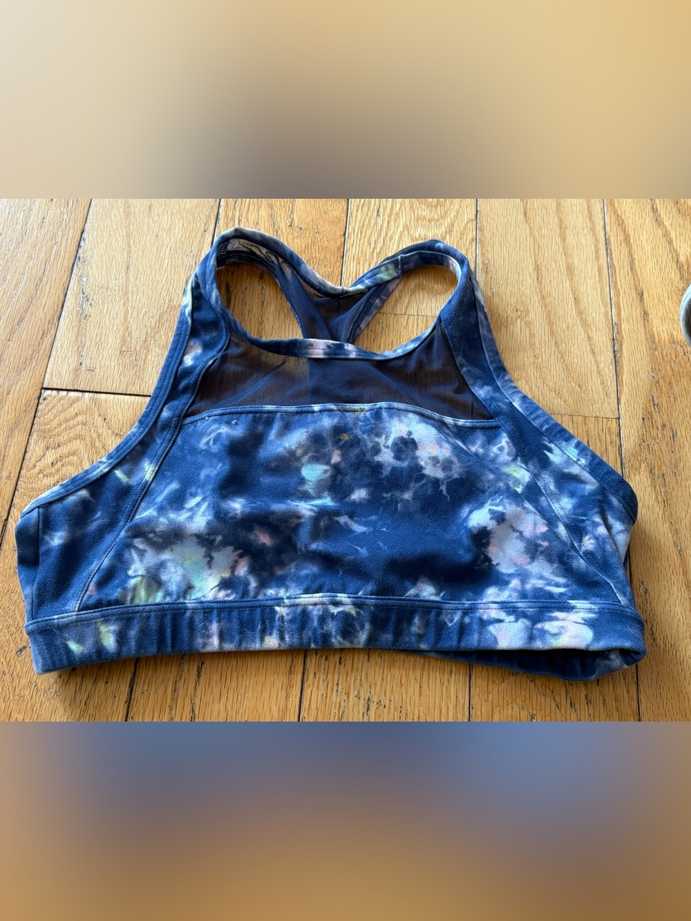 Athleta girl-sports bra size medium-8/10- Tie-Dye Racerback